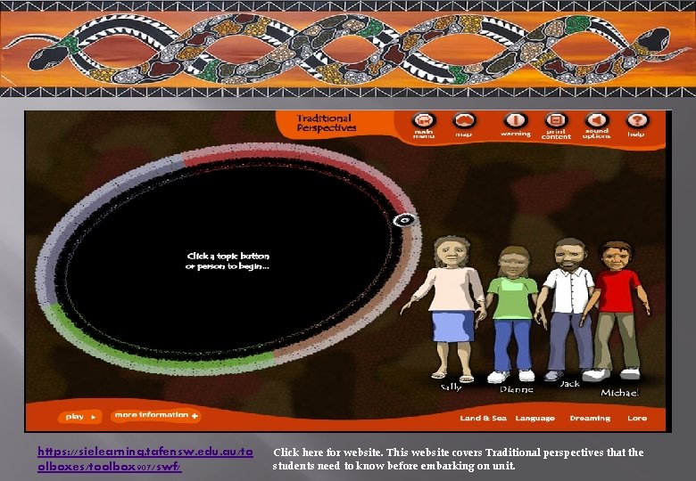 https: //sielearning. tafensw. edu. au/to olboxes/toolbox 907/swf/ Click here for website. This website covers