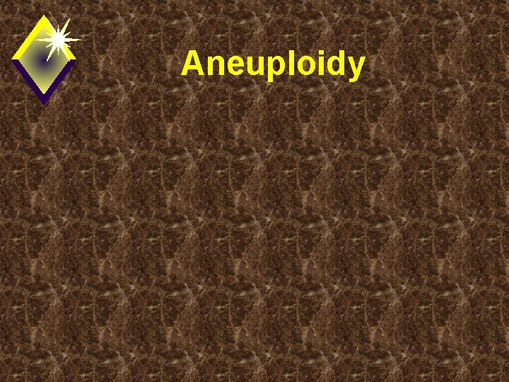 Aneuploidy 