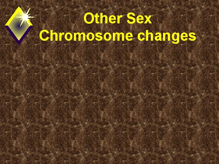 Other Sex Chromosome changes 