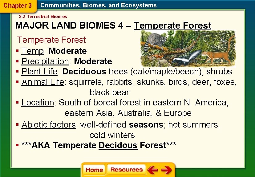 Chapter 3 Communities, Biomes, and Ecosystems 3. 2 Terrestrial Biomes MAJOR LAND BIOMES 4