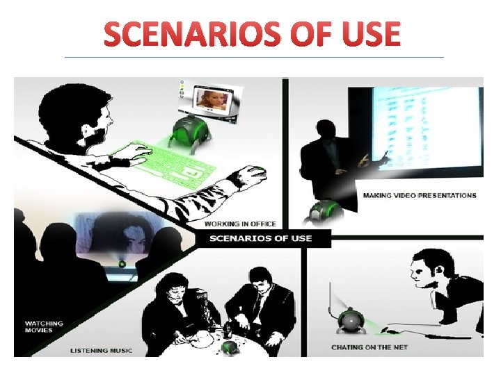 SCENARIOS OF USE 
