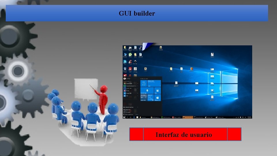 GUI builder Interfaz de usuario 