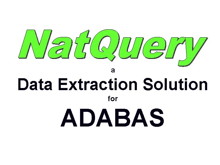 a Data Extraction Solution for ADABAS 