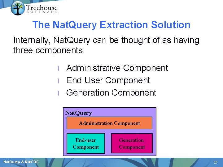 The Nat. Query Extraction Solution Internally, Nat. Query can be thought of as having