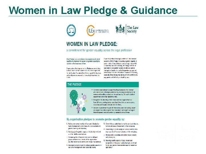 Women in Law Pledge & Guidance 