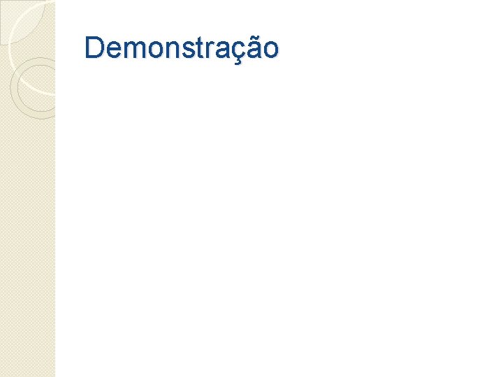 Demonstração 