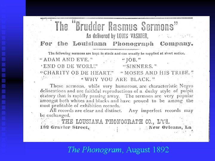 The Phonogram, August 1892 