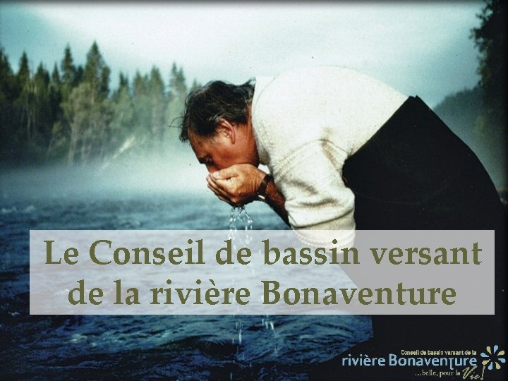 Le Conseil de bassin versant de la rivière Bonaventure 