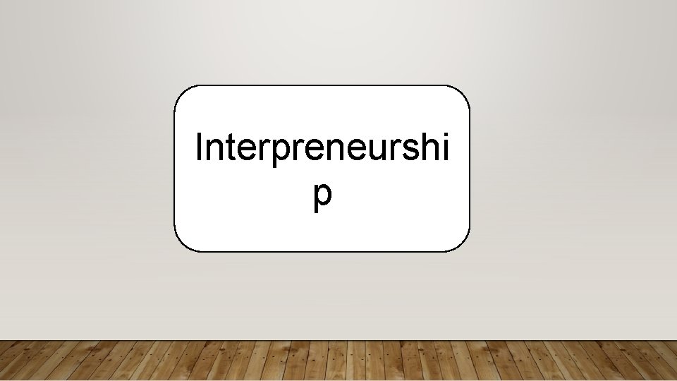 Interpreneurshi p 