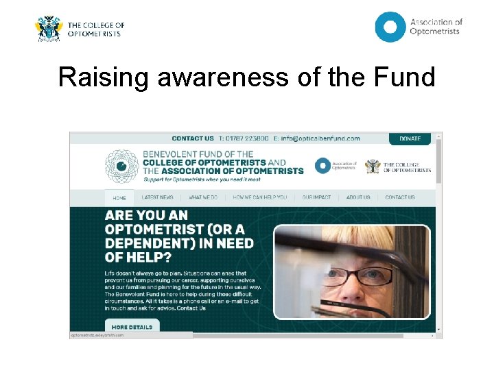 Raising awareness of the Fund 