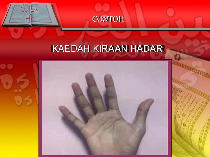 CONTOH KAEDAH KIRAAN HADAR 