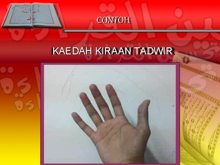 CONTOH KAEDAH KIRAAN TADWIR 