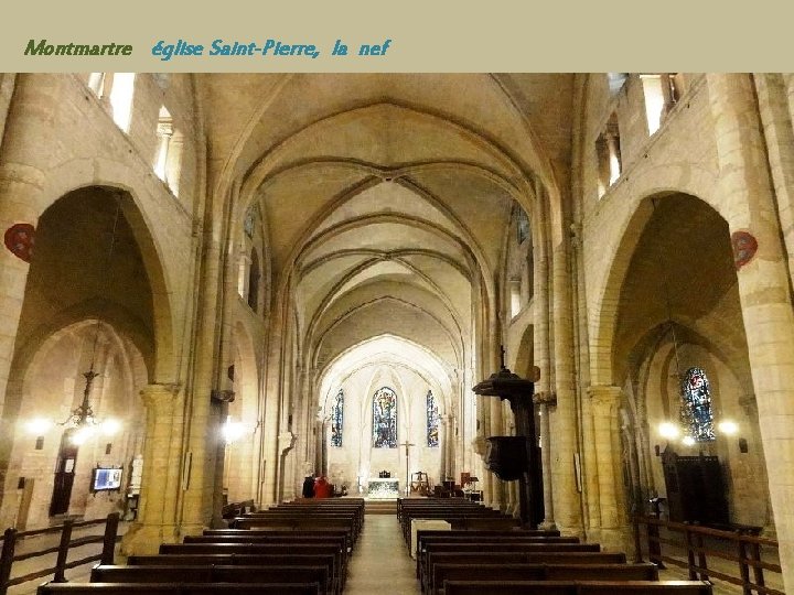 Montmartre église Saint-Pierre, la nef 