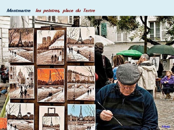 Montmartre les peintres, place du Tertre 