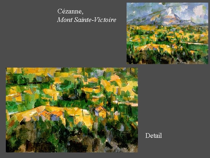 Cézanne, Mont Sainte-Victoire Detail 