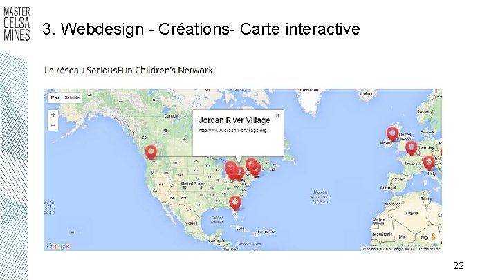 3. Webdesign - Créations- Carte interactive 22 