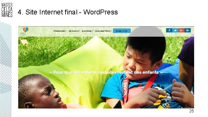 4. Site Internet final - Word. Press 25 