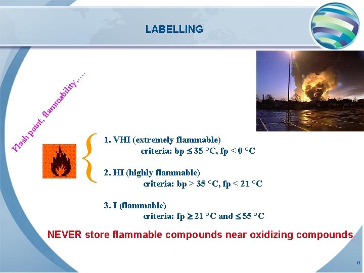 Fl as hp oi nt , f lam m ab i lit y ,