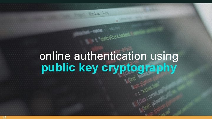 online authentication using public key cryptography 14 