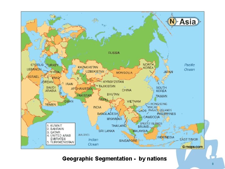 Geographic Segmentation - by nations 8 