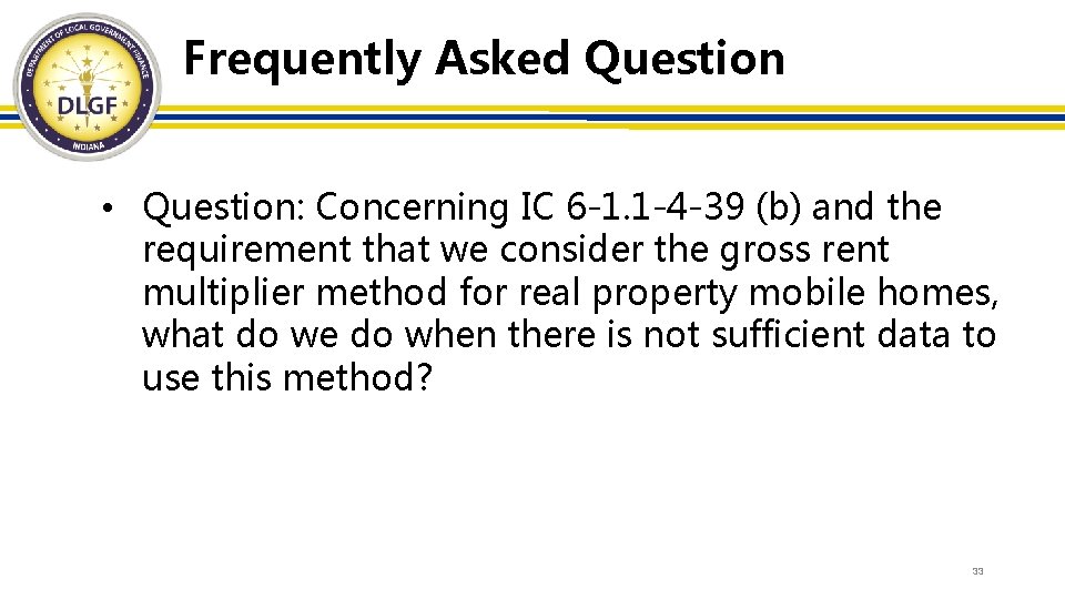 Frequently Asked Question • Question: Concerning IC 6 -1. 1 -4 -39 (b) and