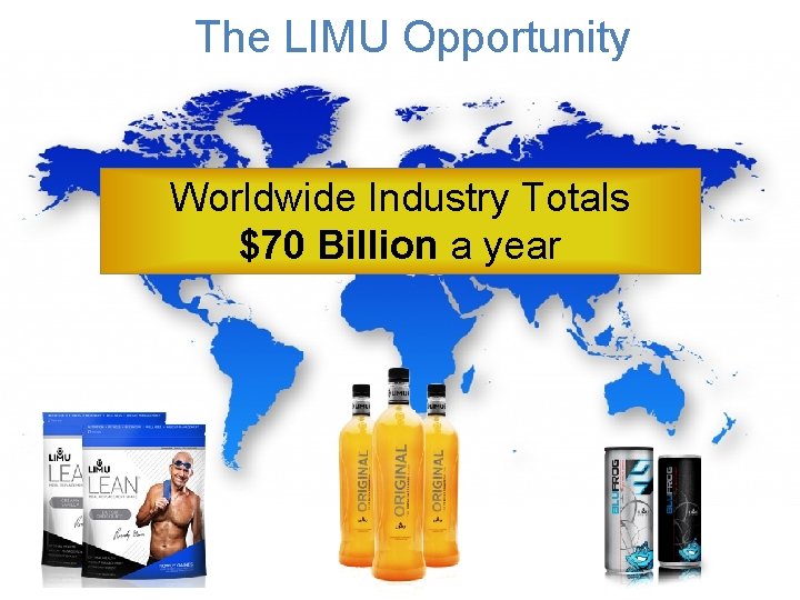 The LIMU Opportunity Worldwide Industry Totals $70 Billion a year 