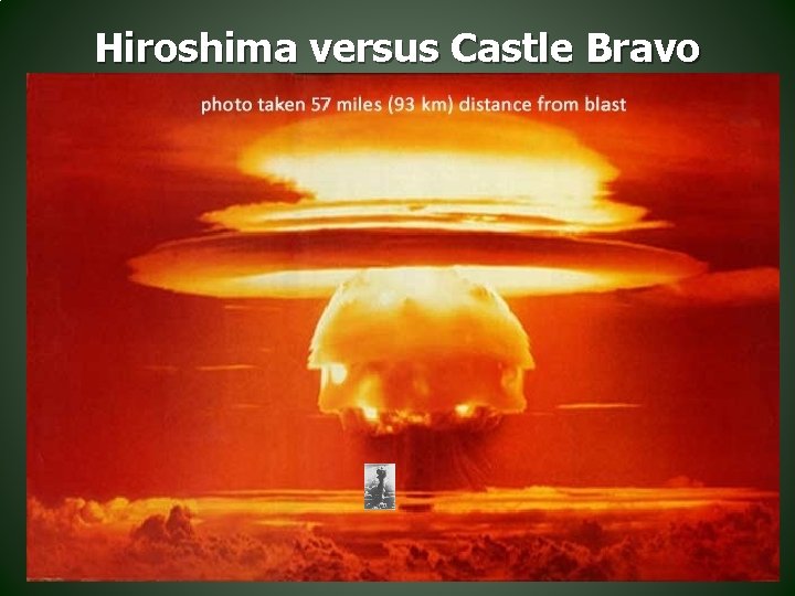 Hiroshima versus Castle Bravo 