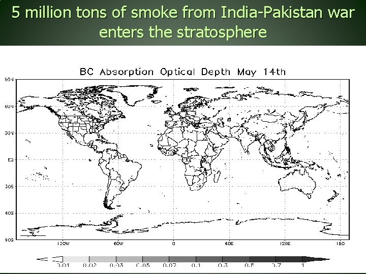 5 million tons of smoke from India-Pakistan war enters the stratosphere 