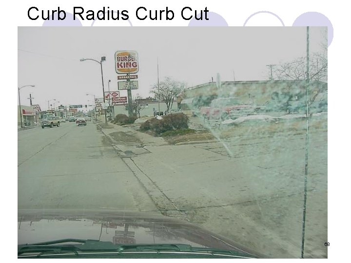 Curb Radius Curb Cut 68 