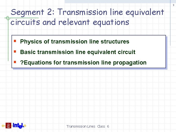 Transmission Line Basics II Class 6 Prerequisite Reading