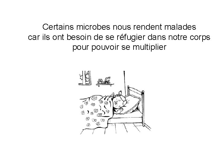 Certains microbes nous rendent malades car ils ont besoin de se réfugier dans notre