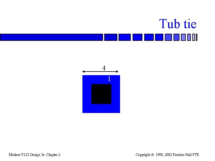 Tub tie 4 1 Modern VLSI Design 3 e: Chapter 2 Copyright 1998, 2002