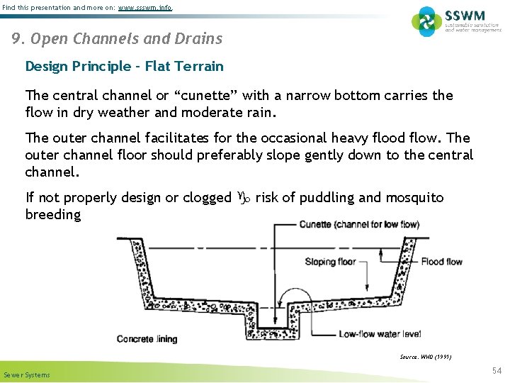 Find this presentation and more on: www. ssswm. info. 9. Open Channels and Drains