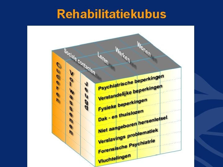 Rehabilitatiekubus Lectoraat Rehabilitatie / St. Rehabilitatie '92 