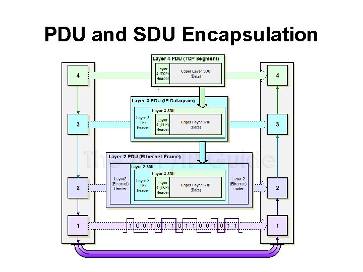 PDU and SDU Encapsulation 