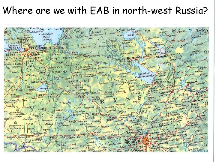 Where are we with EAB in north-west Russia? 