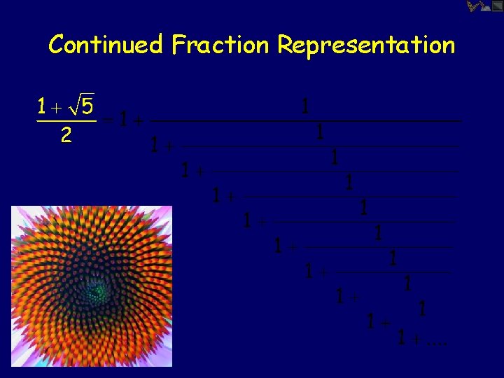 Continued Fraction Representation 