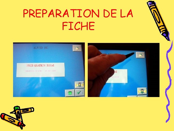 PREPARATION DE LA FICHE 