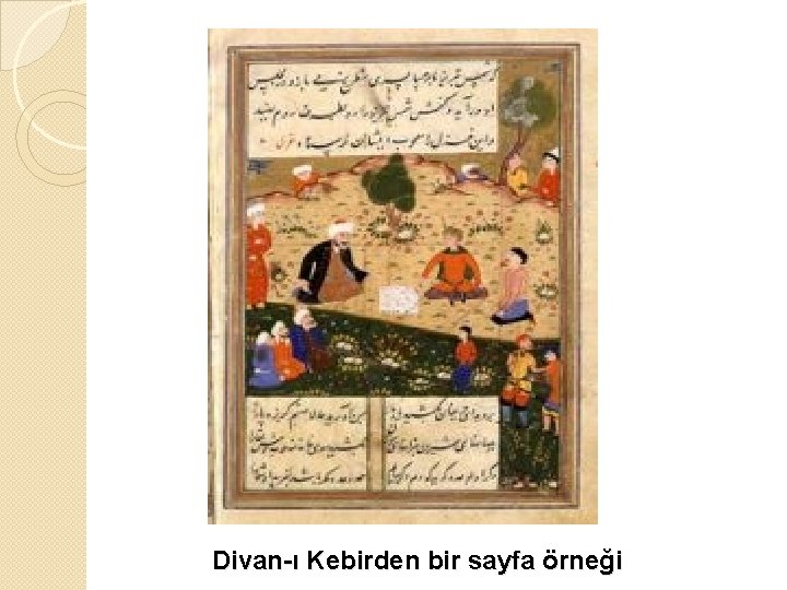 Divan-ı Kebirden bir sayfa örneği 