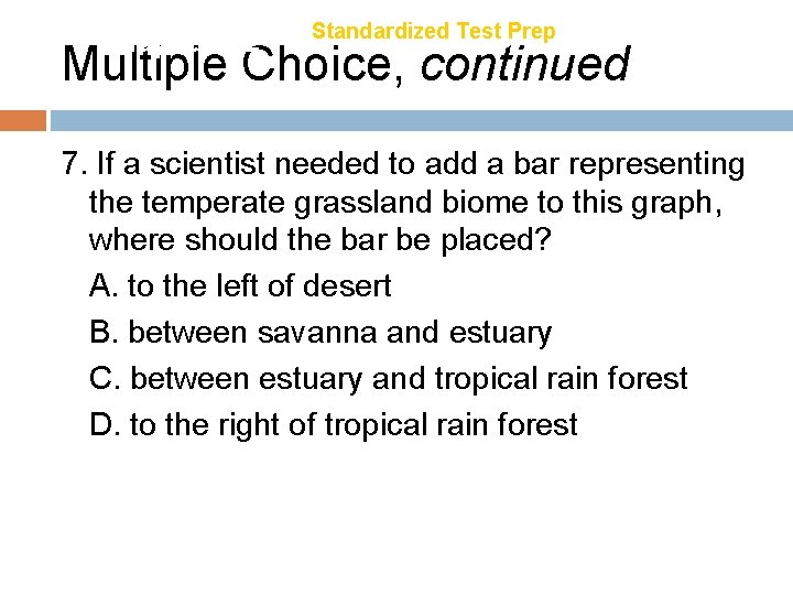 Chapter 22 Standardized Test Prep Multiple Choice, continued 7. If a scientist needed to