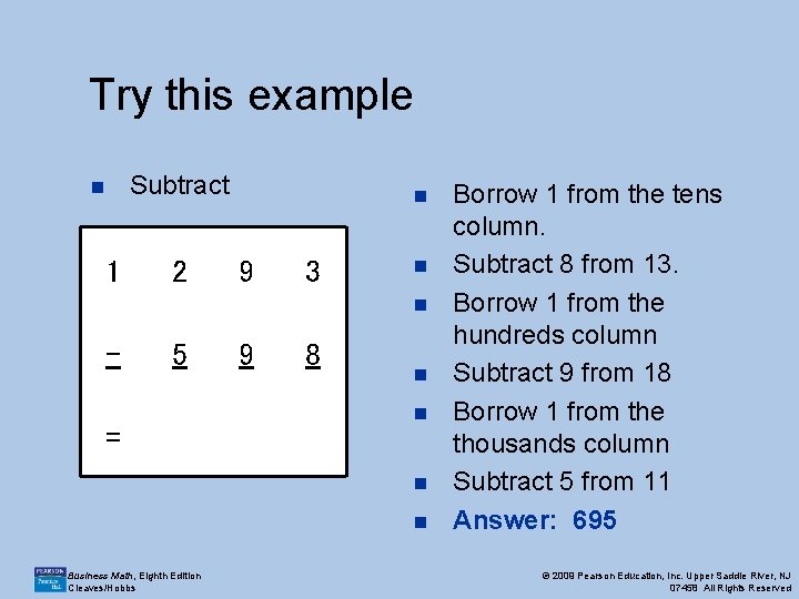 Try this example Subtract n 1 2 n 9 3 n n - 5