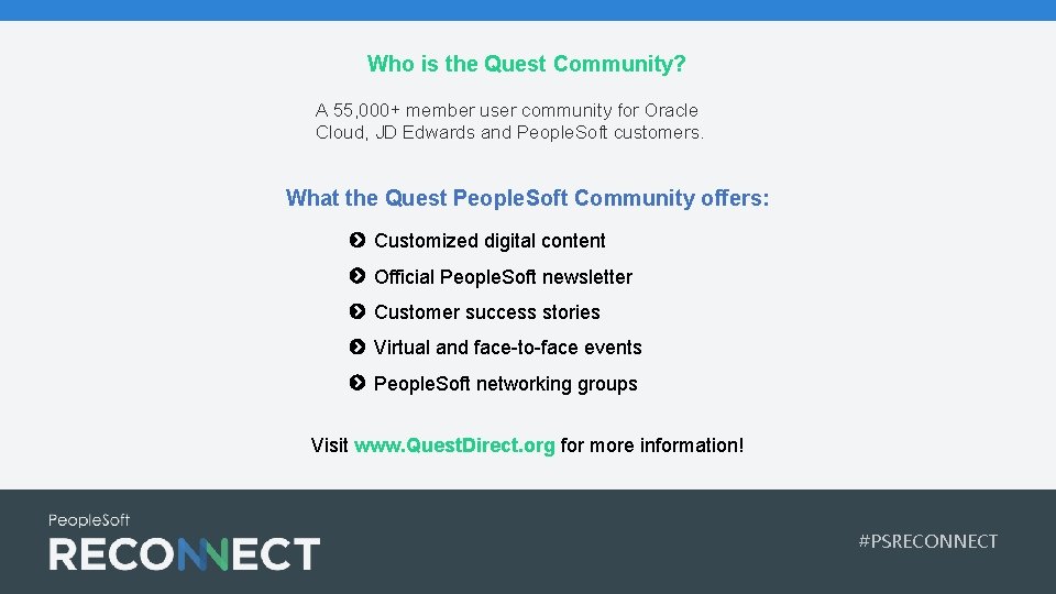 Who is the Quest Community? A 55, 000+ member user community for Oracle Cloud, Who is the Quest Community? A 55, 000+ member user community for Oracle Cloud,