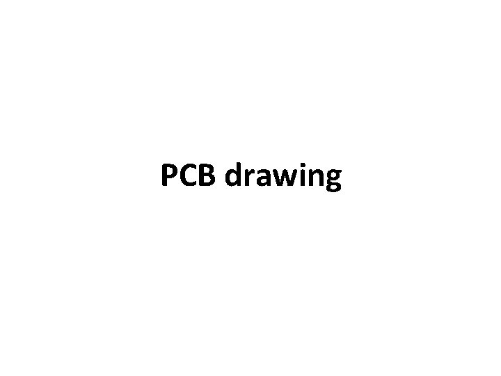 PCB drawing 