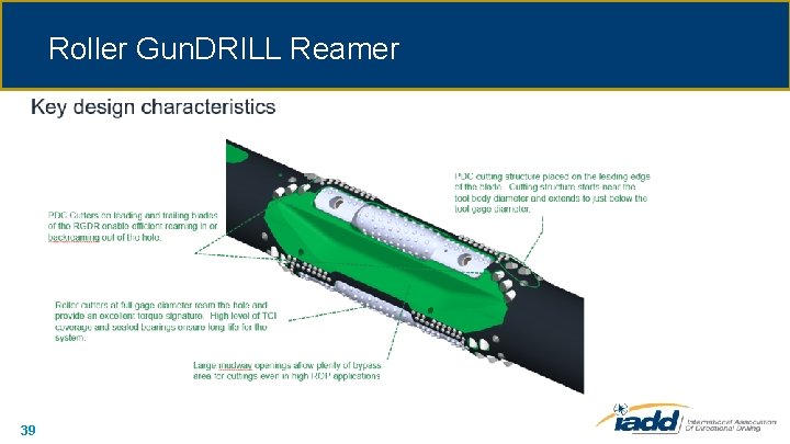 Roller Gun. DRILL Reamer 39 