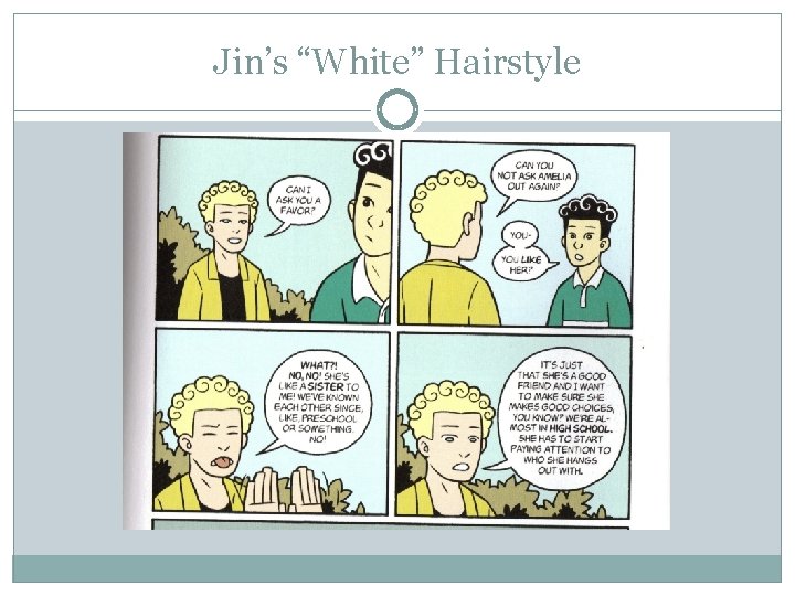 Jin’s “White” Hairstyle 