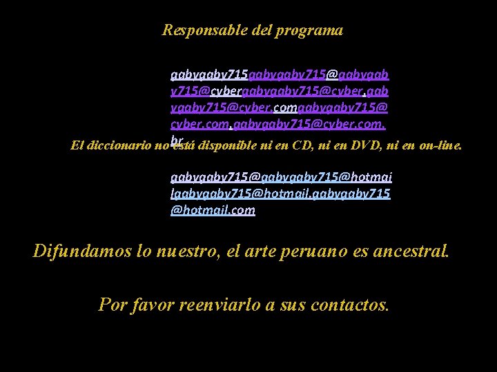 Responsable del programa gabygaby 715@gabygab y 715@cybergaby 715@cyber. gab ygaby 715@cyber. comgaby 715@ cyber.