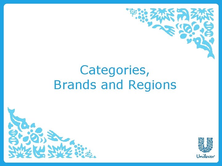 Categories, Brands and Regions 