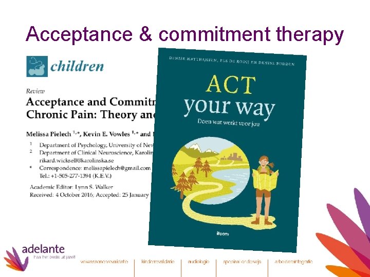 Acceptance & commitment therapy 