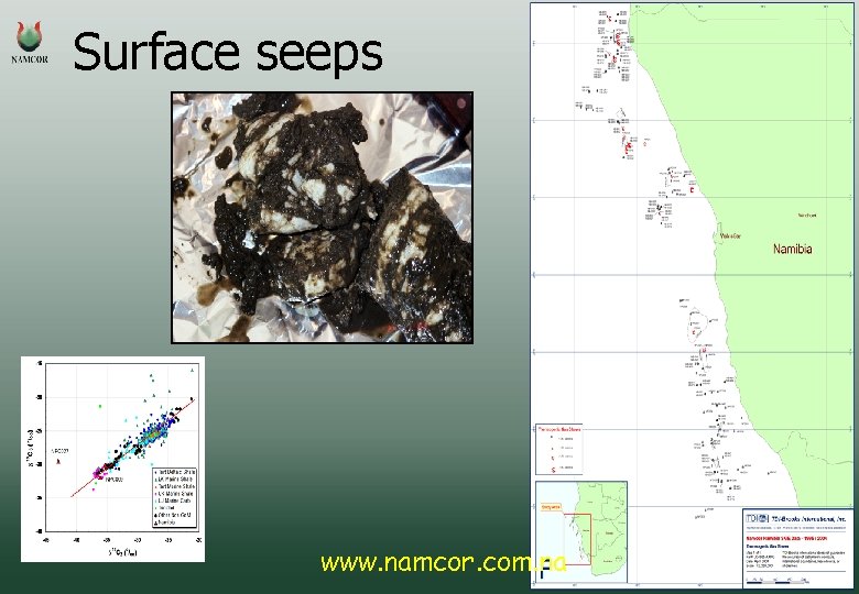 Surface seeps www. namcor. com. na 