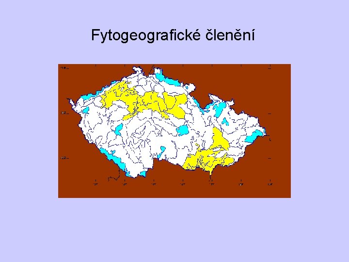 Fytogeografické členění 